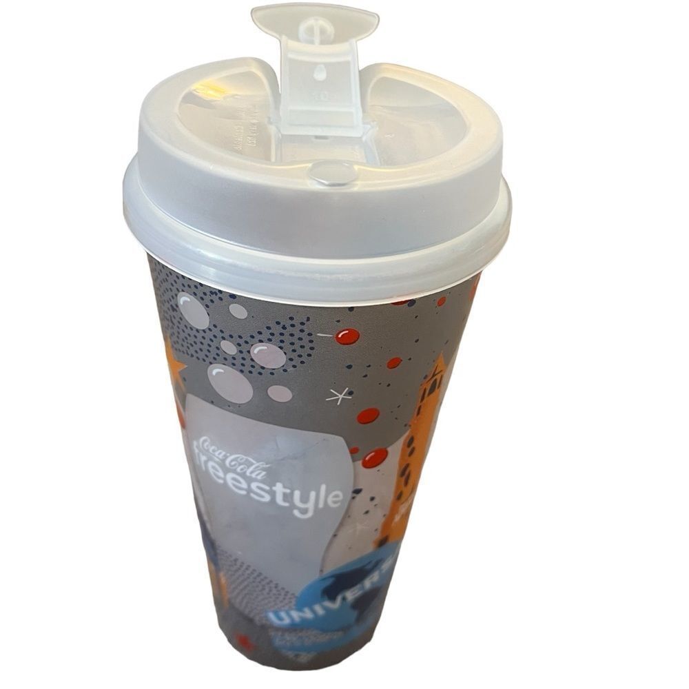 Universal Studios Florida Souvenir Coca Cola Drinking Cup Whirley DrinkWorks2023